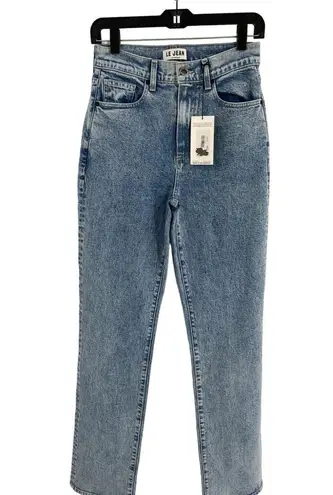 NWT Le Jeans Los Angeles Sz.25 Designer Denim Cropped Sabine High Waisted Blue