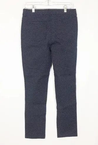 Charter Club Navy Blue Polka Dot Skinny Jeans