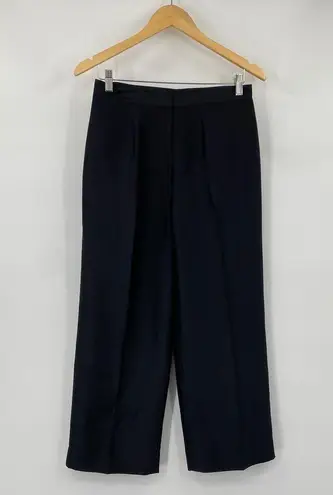 Ralph Lauren Vintage Lauren  Silk Pants Trousers High Rise Black Womens 8 Petite