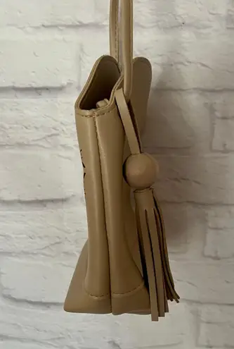 Boutique Faux Leather Eyelet Bag