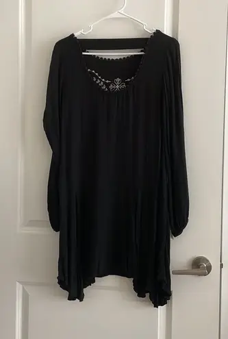 Xhilaration Black Flowy Dress