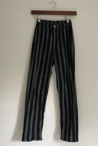 Brandy Melville Tilden Striped Straight Cotton Pants