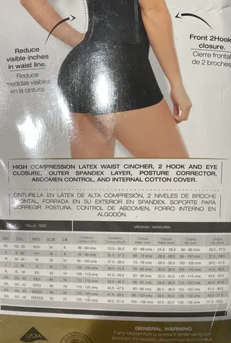 ANN CHERY WAIST TRAINER ABDOMEN CONTROL BLACK SIZE XS / NEW WITH TAG