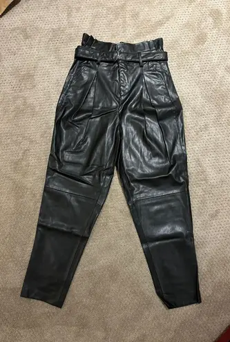 BLANK NYC Leather Paper bag Pants thumbnail 1