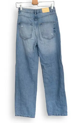 ZARA Distressed Wide Leg Jeans