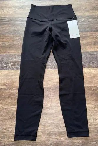 Lululemon Align High Rise 25” Black Size 6 NWT