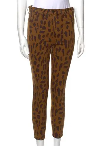 L'Agence L’agence Margot High Rise Skinny Jeans Spotted Animal Print Women's Sz 28