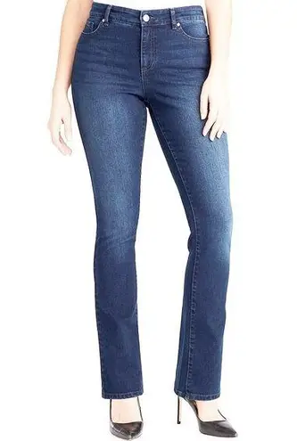 Bandolino Mandie Bootcut Laurel Blue Jeans Luxe 360 flex Denim Plus Size 24W NWT