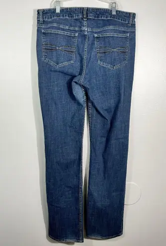 Riders By Lee Mid-Rise Straight Leg Medium Wash Jeans Stretch 16 Long 16L Plus