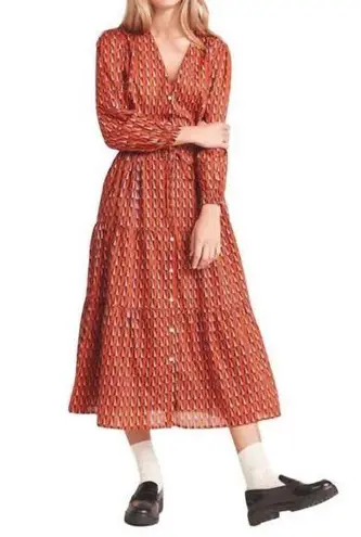 Trovata Birds of Paradis NWT Ainsley B Dress in Kinetic Print