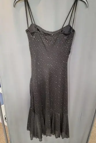 Ruby Rox Junior Black Sequin Formal Party Prom Dress Size S B28.5