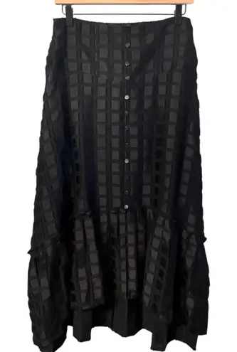 Maeve Anthropologie Womens Hi-Lo Skirt Sz 6 Whimsigoth Boho Witchy Dark Academia