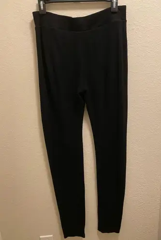 CAbi  Black Elastic Waist Nouveau Skinny Knit Ponte Leggings Size Small