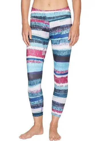 Beyond Yoga Leggings Women's Small Capri Palm Shadow Lux Print Activewear