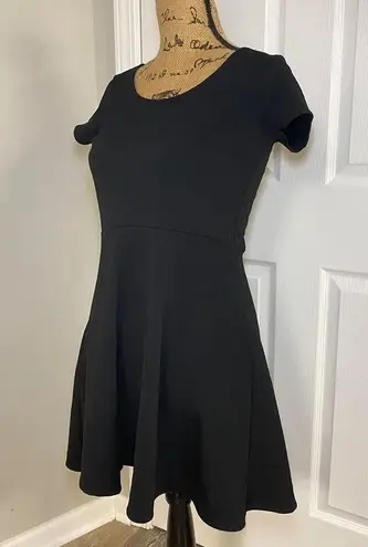 Pink Rose NWT  black skater dress size M