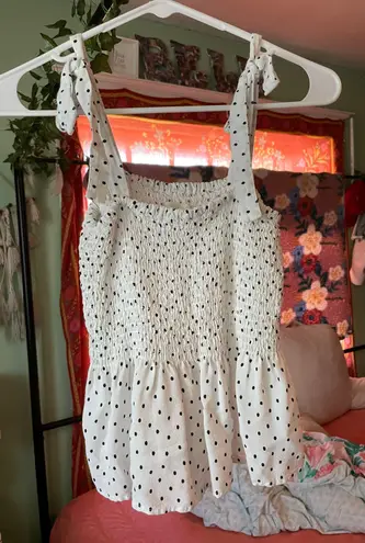 Thread and Supply White Polka Dot Tank 