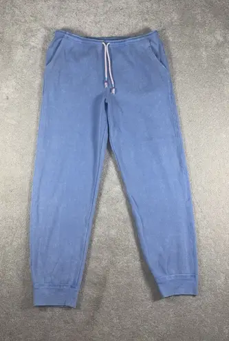 Sundry Sunnyside By Pants Women's Large Lt Blue Waffle Knit Drawstring Lounge