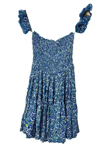 Poupette St. Barth Mini Dress Aurora Blue