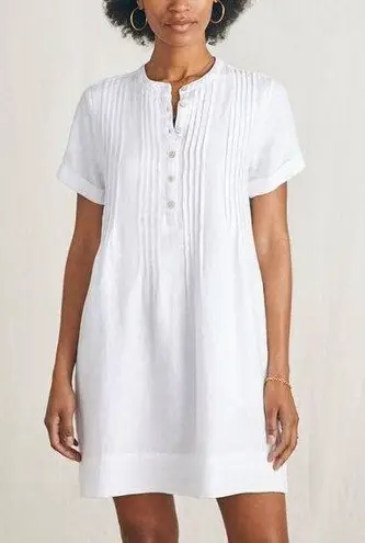 Faherty  Gemina Dress Large in white