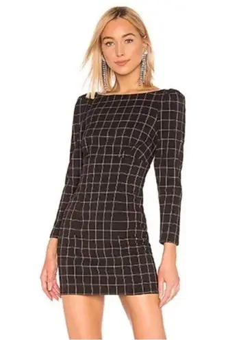 H:ours x Revolve Shae Mini Dress in Black & White
Plaid Medium