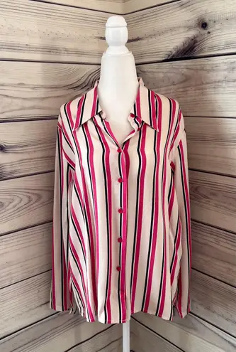 Gloria Vanderbilt Vintage Silk Button Down Shirt