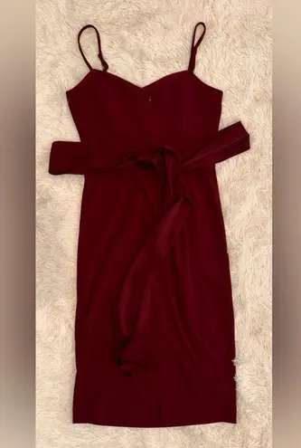 Dress the Population NWOT Veronique Tie Back Cami Sleeveless Sheath Dress sz M