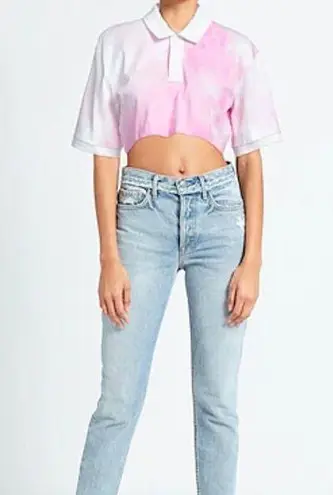 PHILOSOPHY DI LORENZO SERAFINI M Crop top with polo collar White Size M