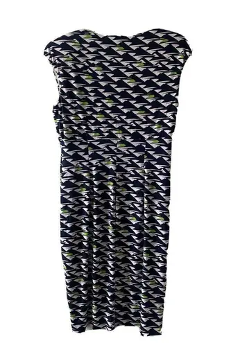 London Times Petites Womens Size 10P Multicolor V Neck Surplice Sheath Dress
