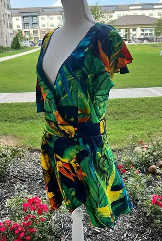 Farm Rio Tropical Floral Romper