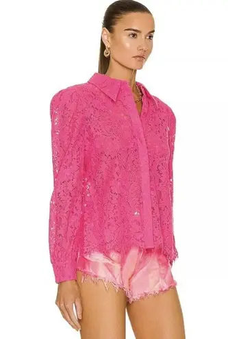 L'Agence New Jenica Lace Blouse, Pink Size XS New w/Tag