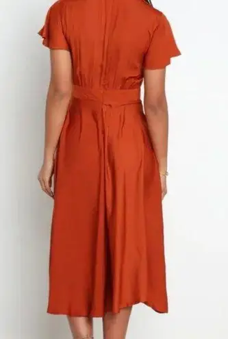 Petal and Pup  Montrose Midi Dress Rust