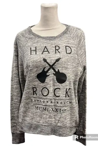 Hard Rock Cafe Hard Rock Hotel Daytona Beach Crew Neck Sweatshirt Size Large
