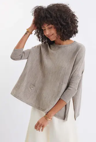 MERSEA Catalina Travel Sweater in Driftwood One Size Tan Size undefined