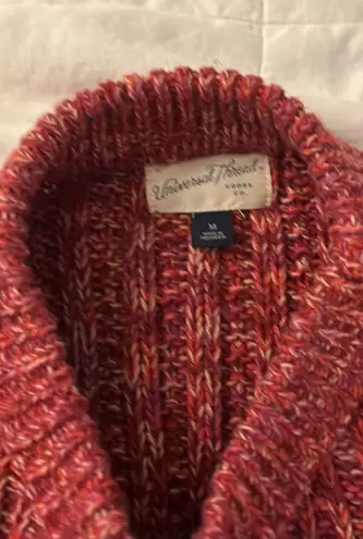 Universal Threads Red Orange Chunky Sweater