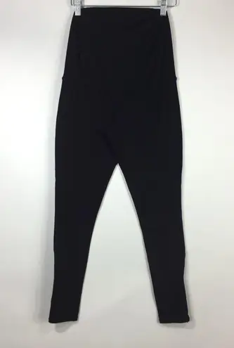 Ingrid & Isabel Everyday Ankle Zip Over the Bump Maternity Legging Black Size undefined