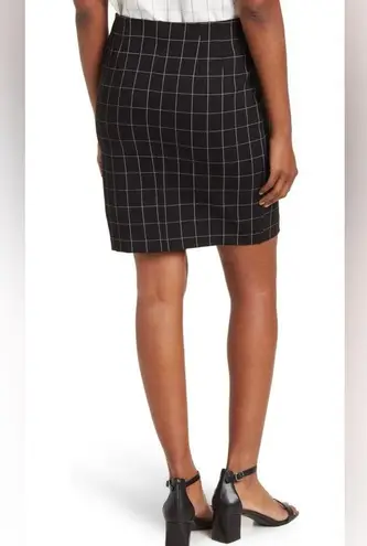Amanda & Chelsea Windowpane Pencil Skirt