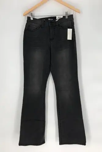 Style & Co Jeans Women's Jeans Curvy Boot Leg Size‎ 4 Mid Rise Gray