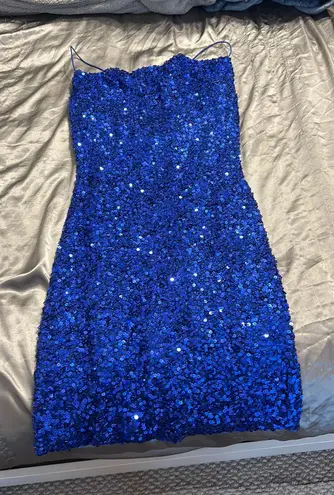 Homecoming Dress Blue Size M