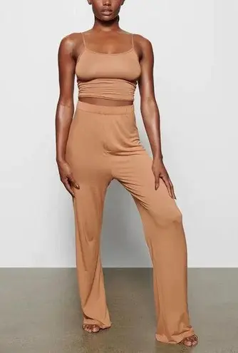 SKIMS Women's Knit Sleep Pants Light Brown Plus Size 4X