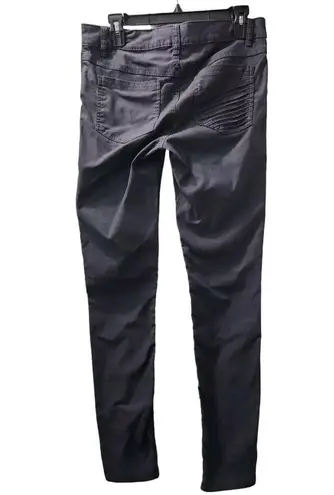 prAna Womens Size 8 Brenna Pants Gray Skinny Leg Ribbed