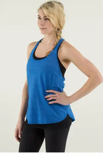 Lululemon Vintage  105•F Royal Blue Singlet Tank