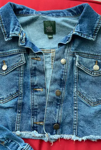 Wild Fable Cropped Jean Jacket