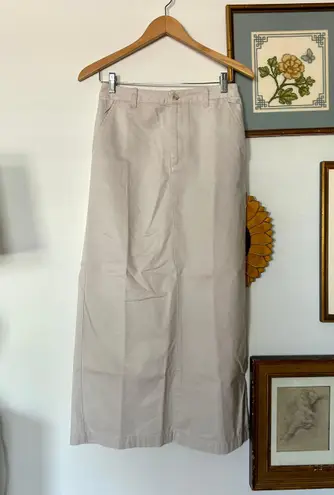 Gap Vintage Khaki Pencil Maxi Skirt