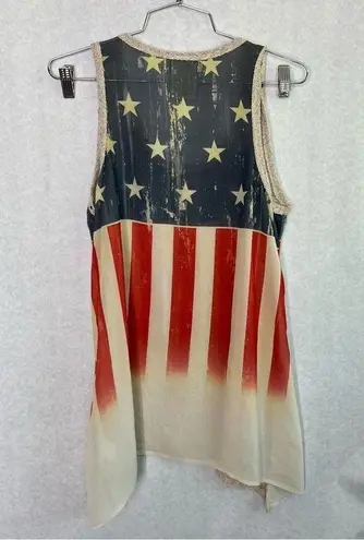 Vocal 5/$25  America tank tunic small