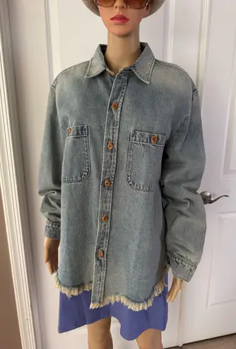 The Great The Venture Denim Shirt Jacket. MSRP 395. Size 3 = size L