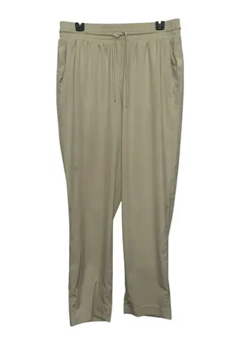 Gap  Fit High Rise Runaround Pants Size Large In Moonstone Beige Activewear