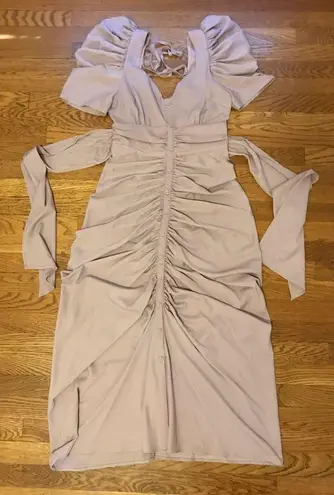 The Clothing Company NWT Ruched front maxi dress in dusty pink size M