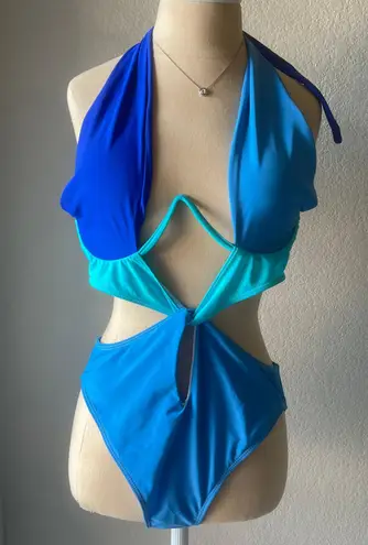 Women's L Blue Halter One