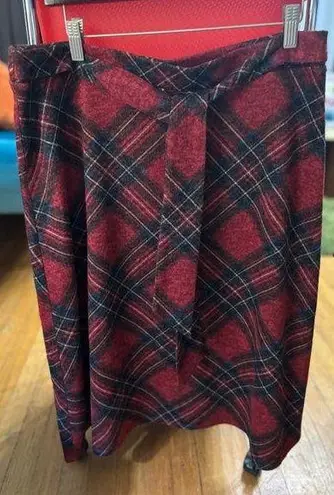 Women's NYCC Skirt, L, Red Plaid Size L