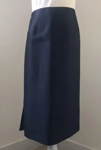 Teri Jon Black Silk Skirt Sz 6/8